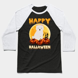 American eskimo Dog Halloween Costume Baseball T-Shirt